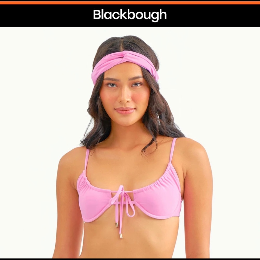 Blackbough swim top. Wild orchid color.